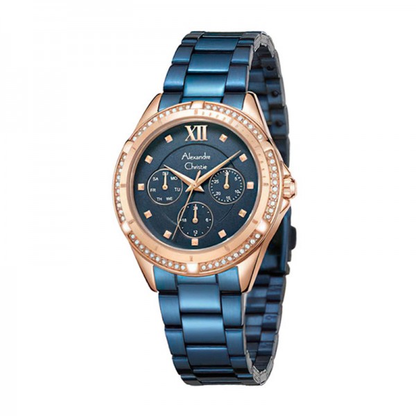 Alexandre Christie AC 2644 Rosegold Blue BFBURBU